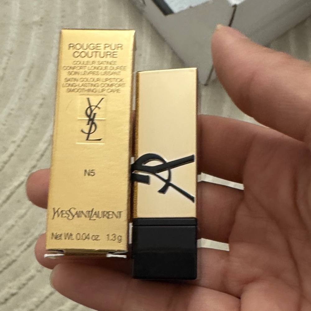 Yves Saint Laurent Gold and Black Lipstick